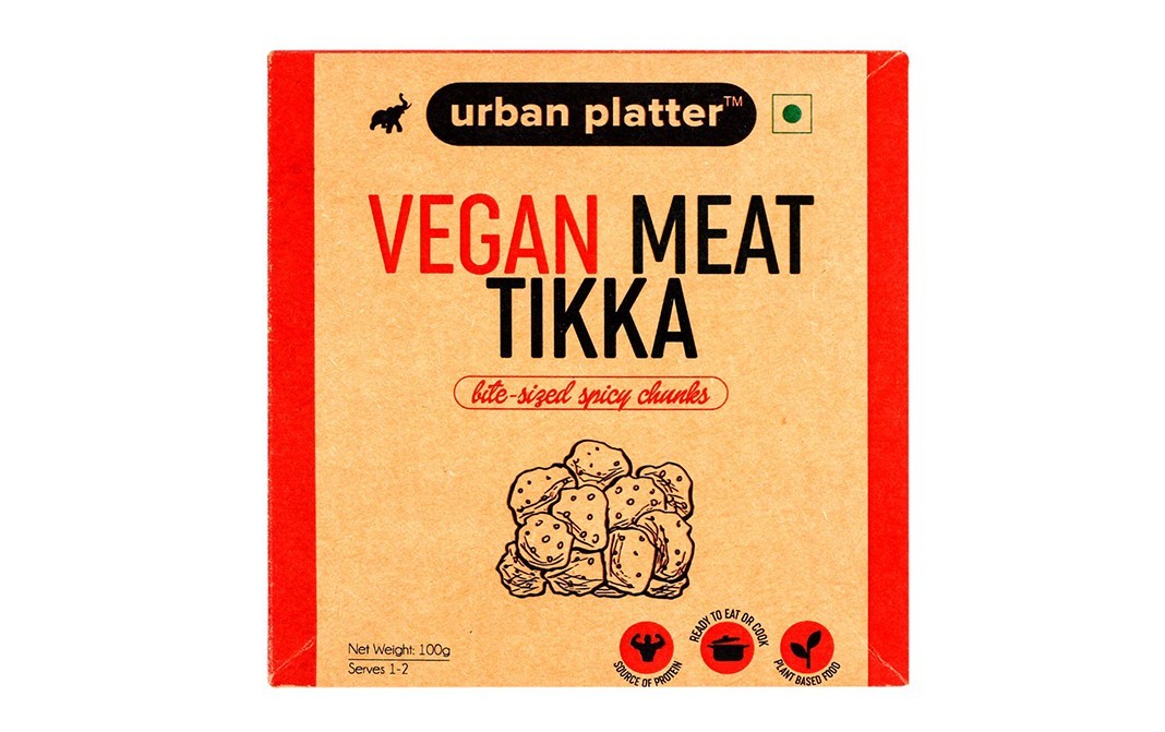Urban Platter Vegan Meat Tikka    Box  100 grams